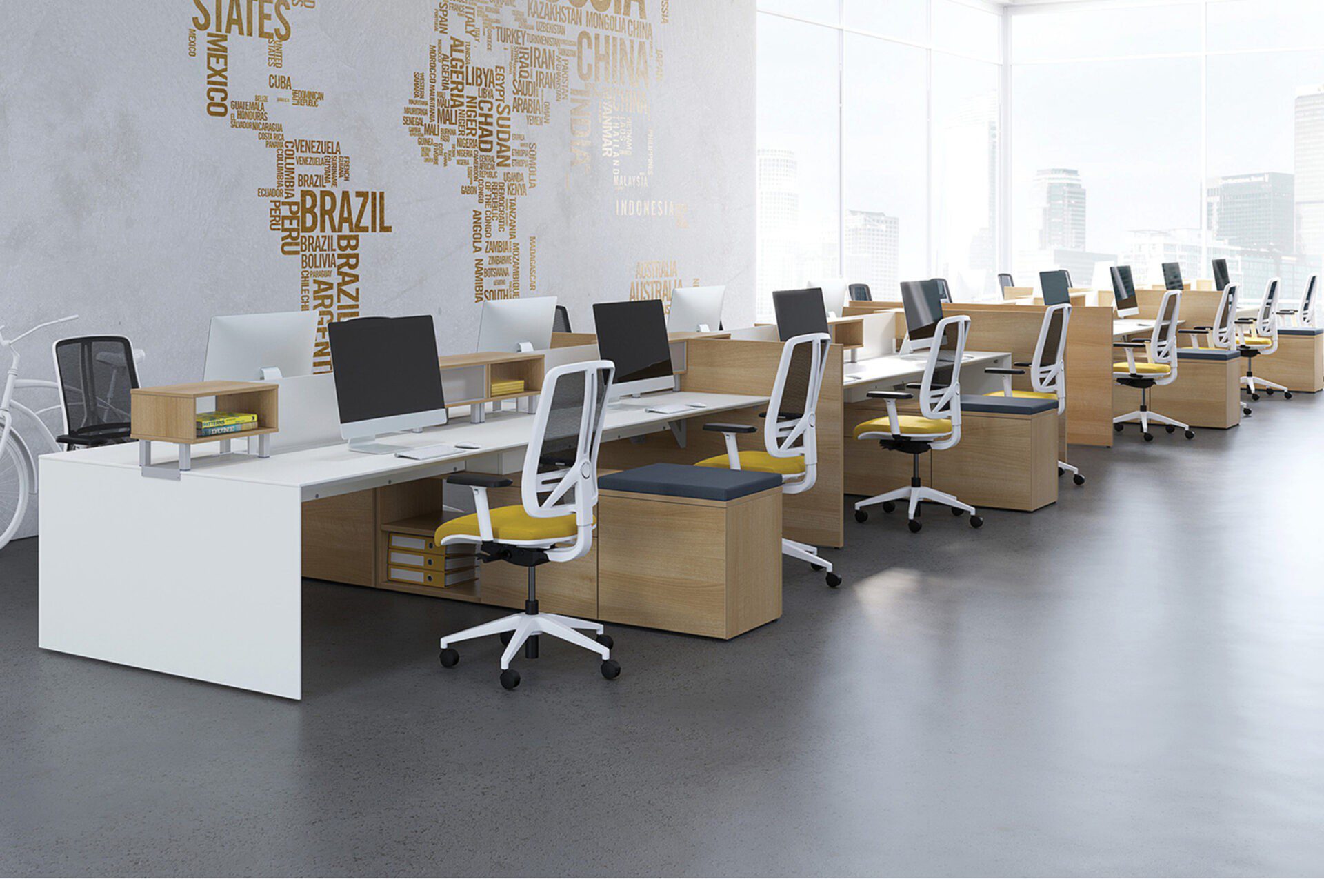 Benching Systems | Direct Office Furniture | Office Design & Furnishing