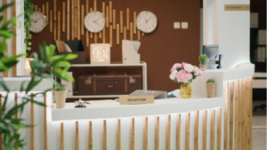 Reception Desk at the Right Time